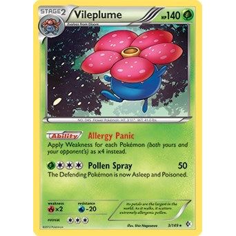 Vileplume - 3/149 (BW Boundaries Crossed) (003/149) (PR)