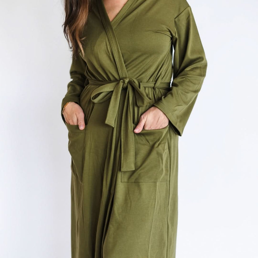 Ladies’ Bamboo Robe | Antique Floral