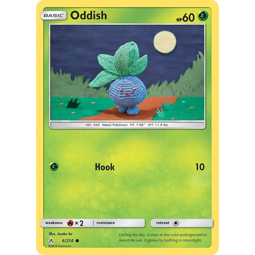 Oddish (6) (6/214) (SM10)
