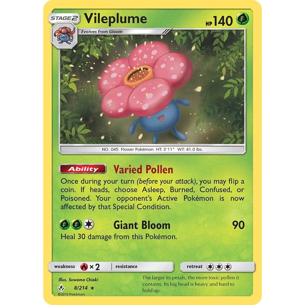 Vileplume (8/214) (SM10)