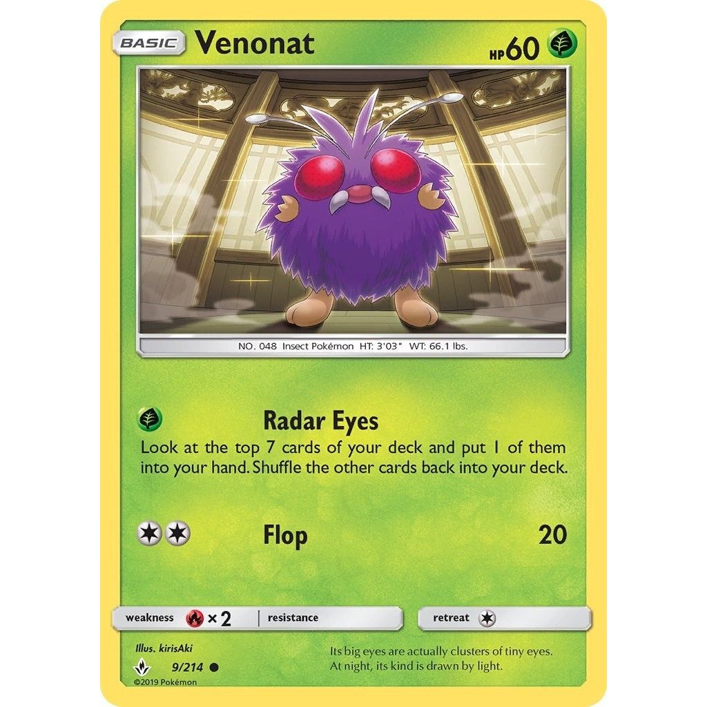 Venonat (9) (9/214) (SM10)