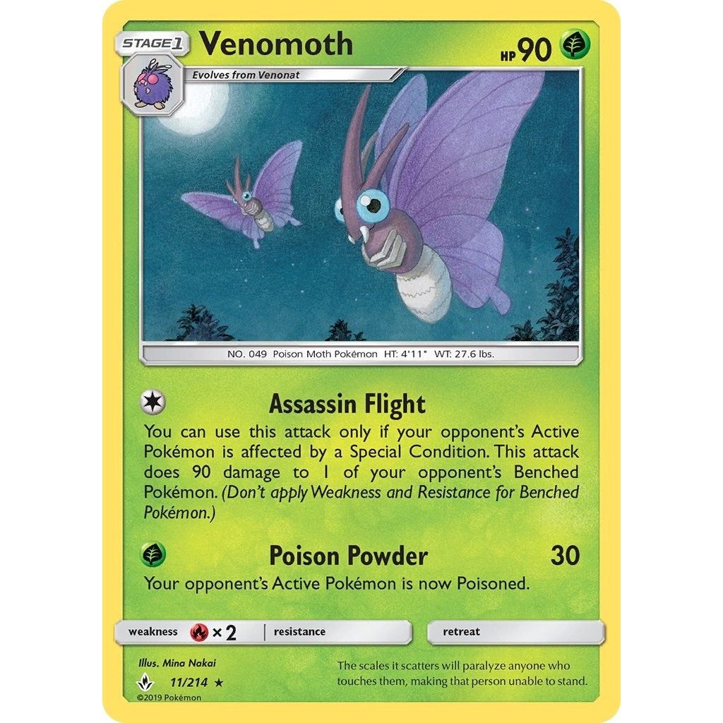 Venomoth (11/214) (SM10)