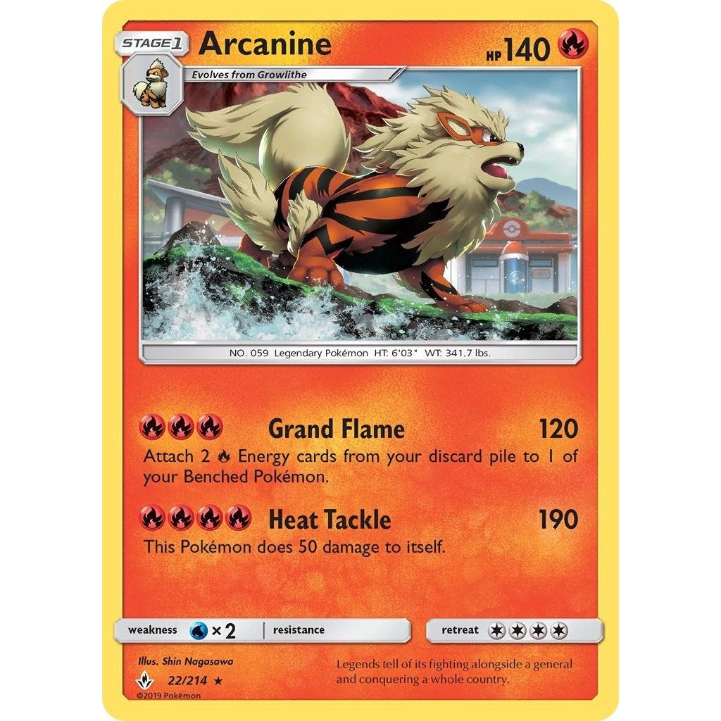 Arcanine (22/214) (SM10)