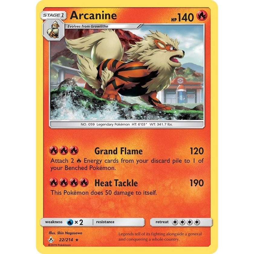 Arcanine (22/214) (SM10)