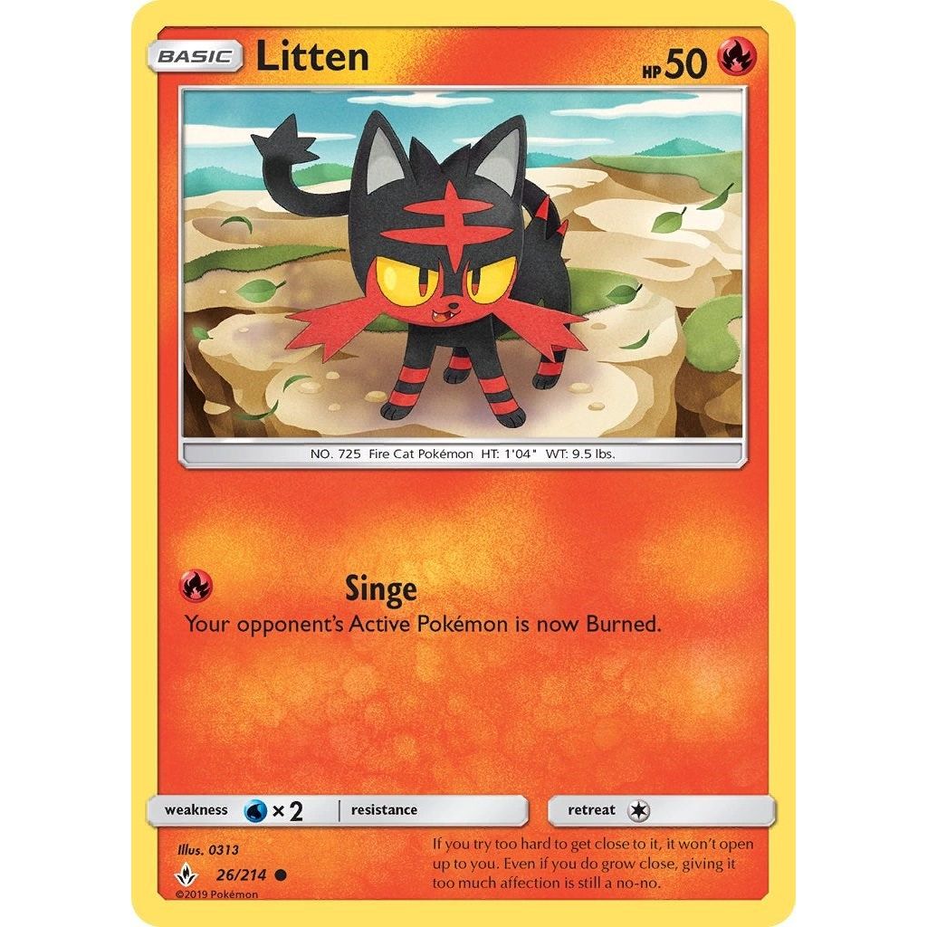 Litten (26) (26/214) (SM10)