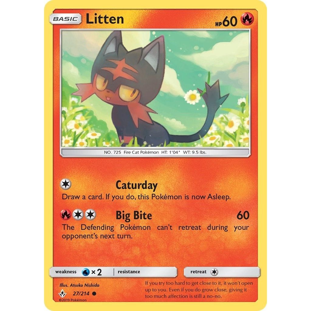 Litten (27) (27/214) (SM10)