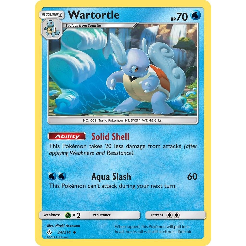 Wartortle (34/214) (SM10)