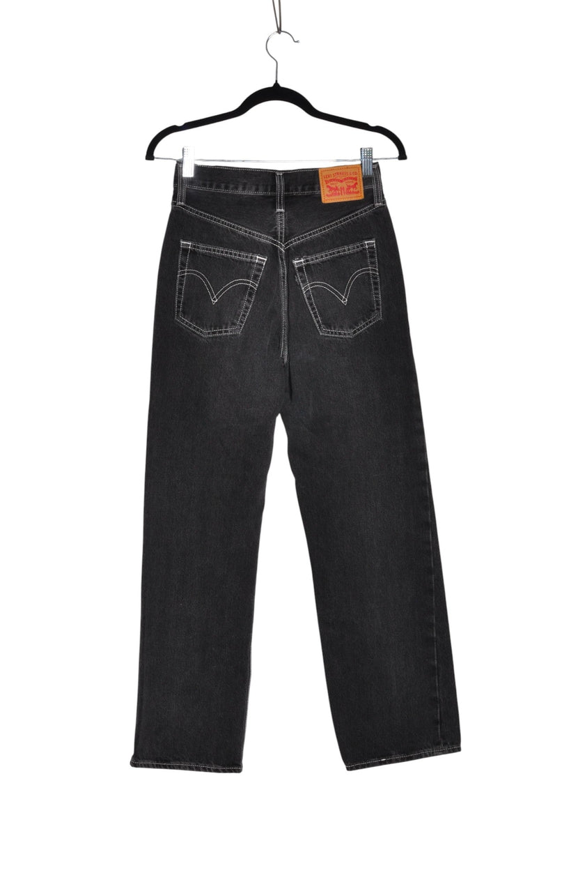 LEVI'S Women High-Waisted Jeans Regular fit in Black - 25