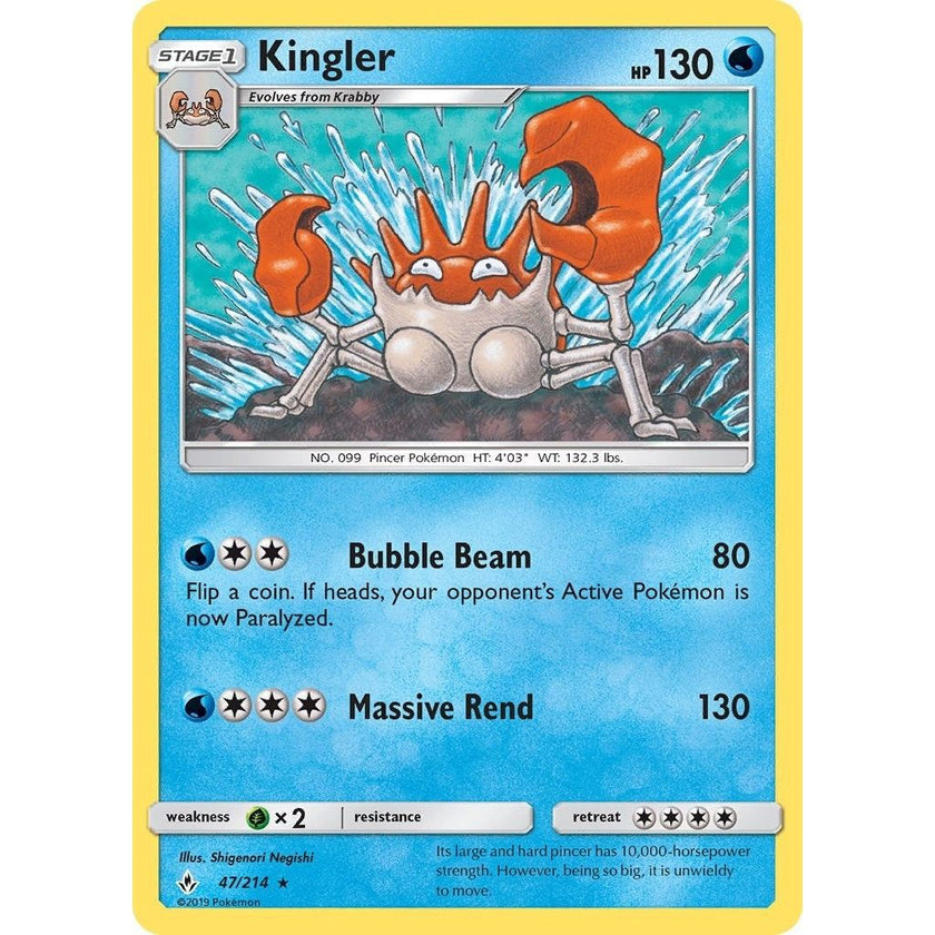 Kingler (47/214) (SM10)