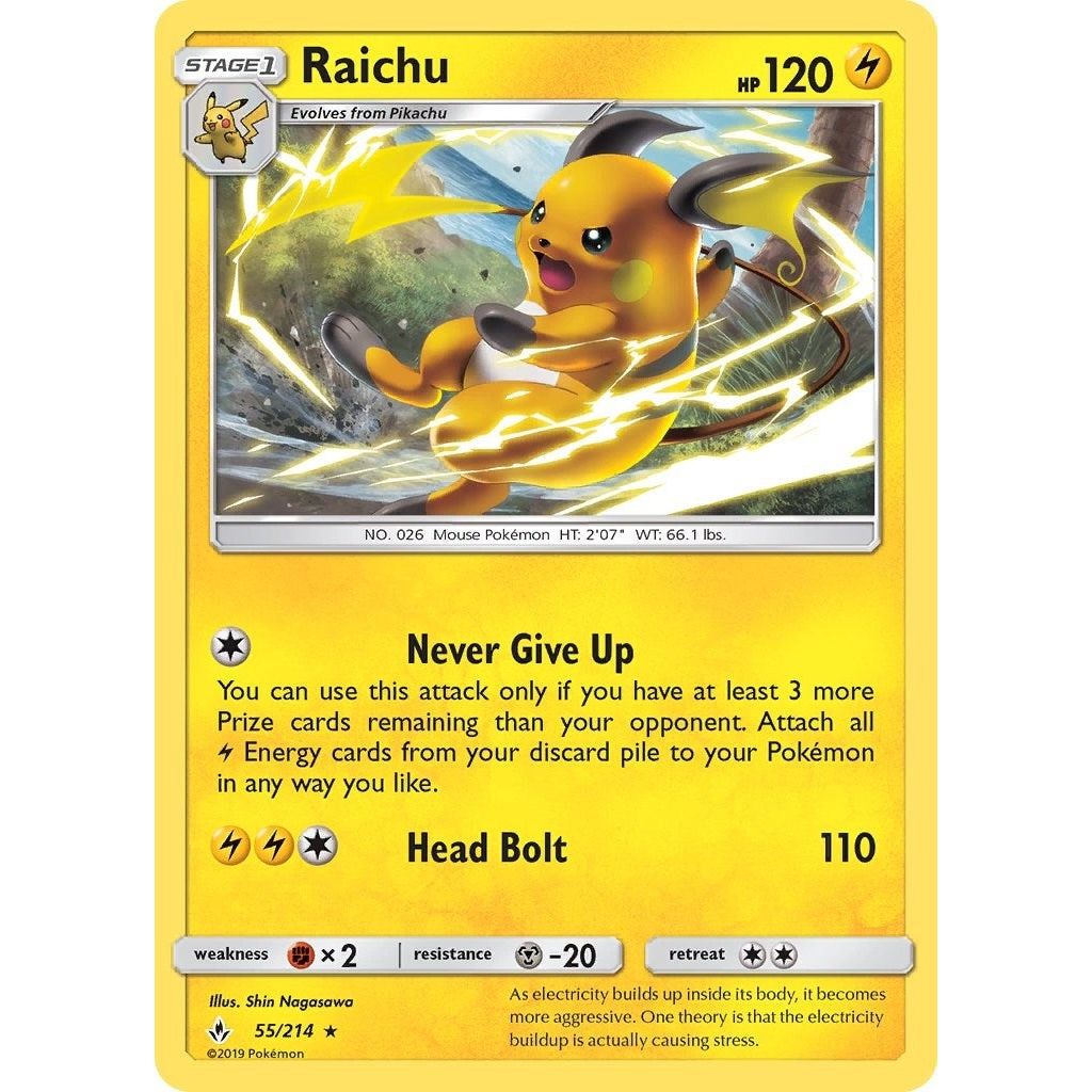 Raichu (55/214) (SM10)