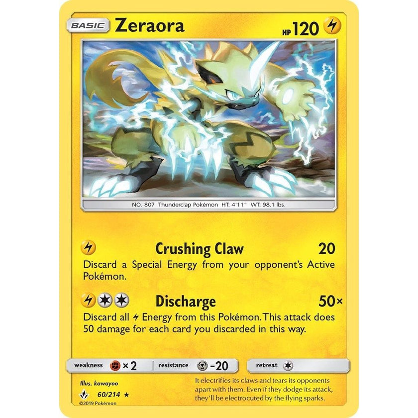 Zeraora (60/214) (SM10)