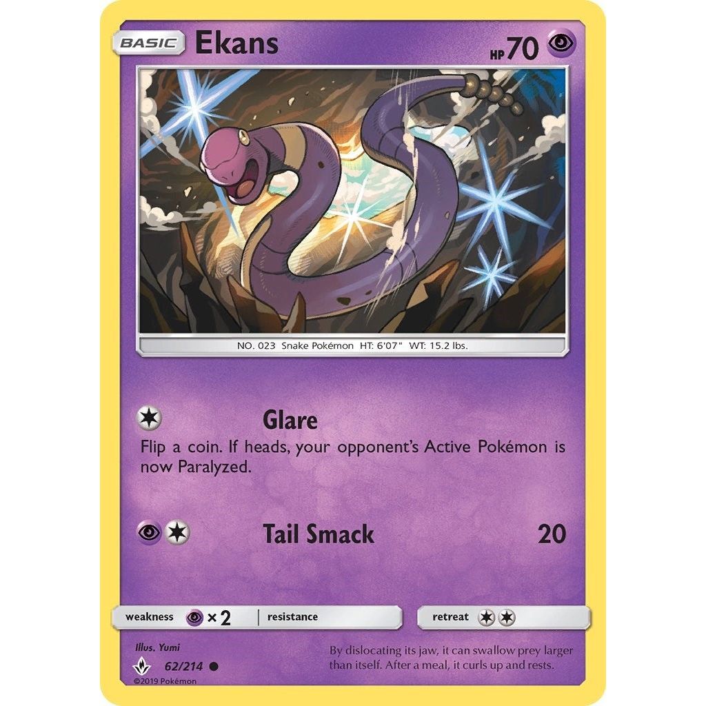 Ekans (62/214) (SM10)