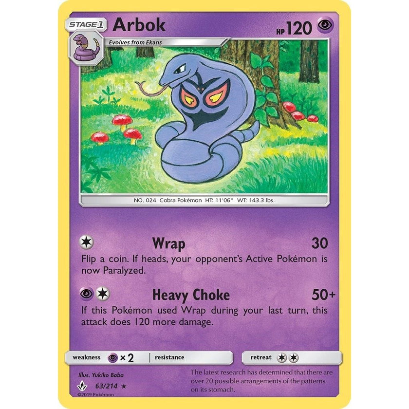 Arbok (63/214) (SM10)