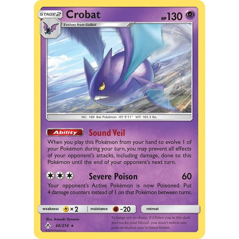 Crobat (66/214) (SM10)