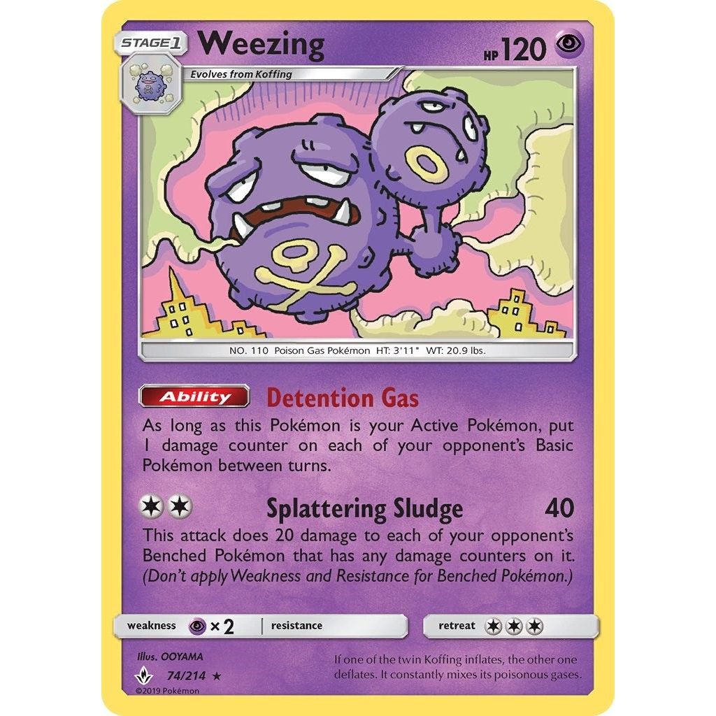 Weezing (74/214) (SM10)