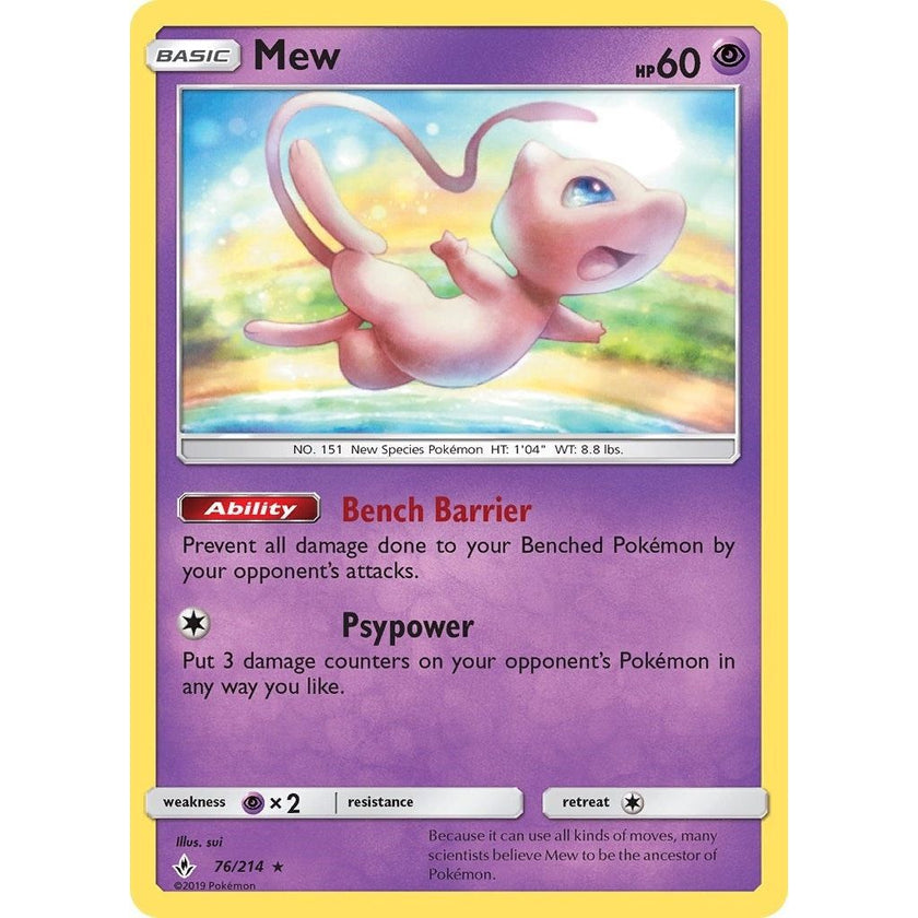 Mew (76/214) (SM10)