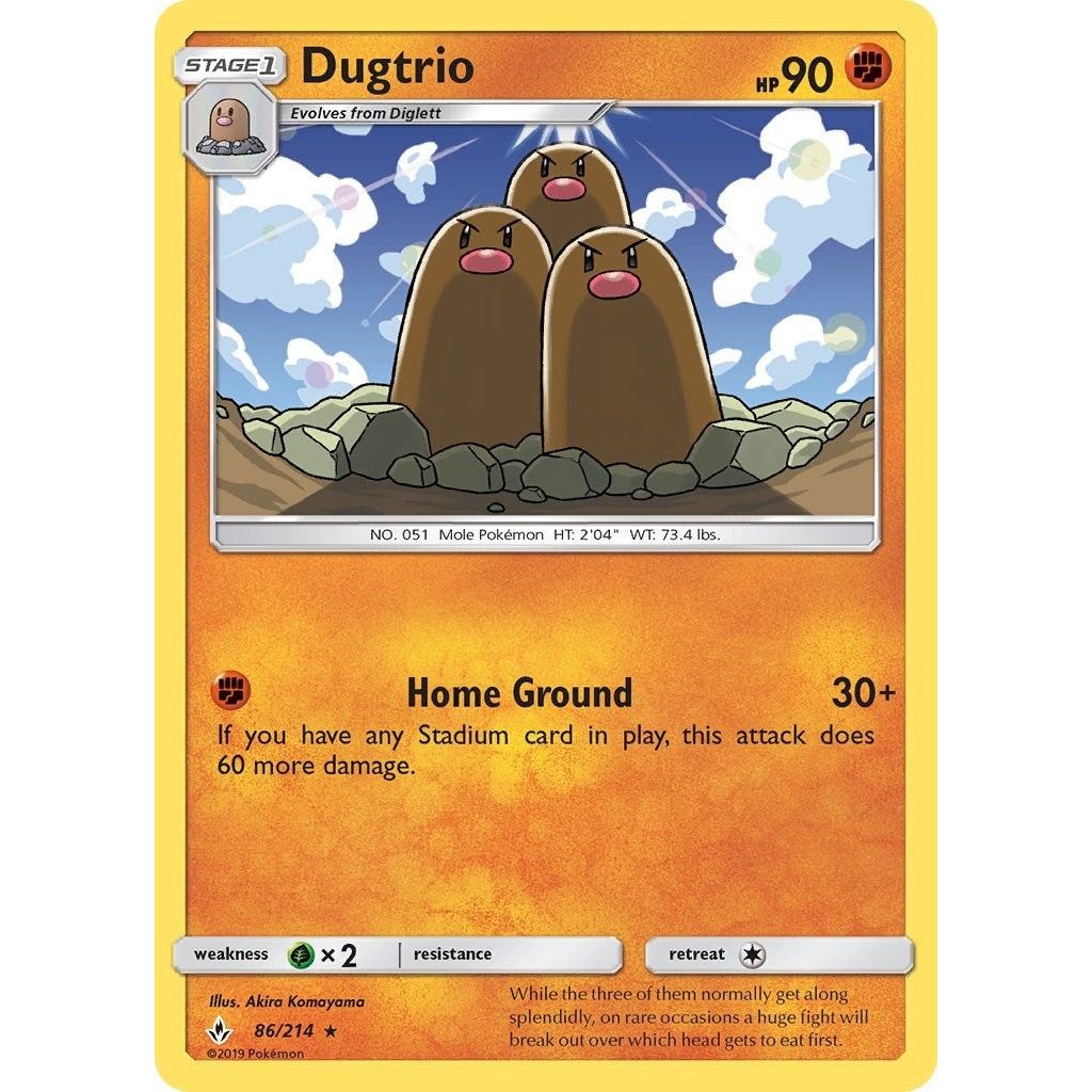 Dugtrio (86/214) (SM10)