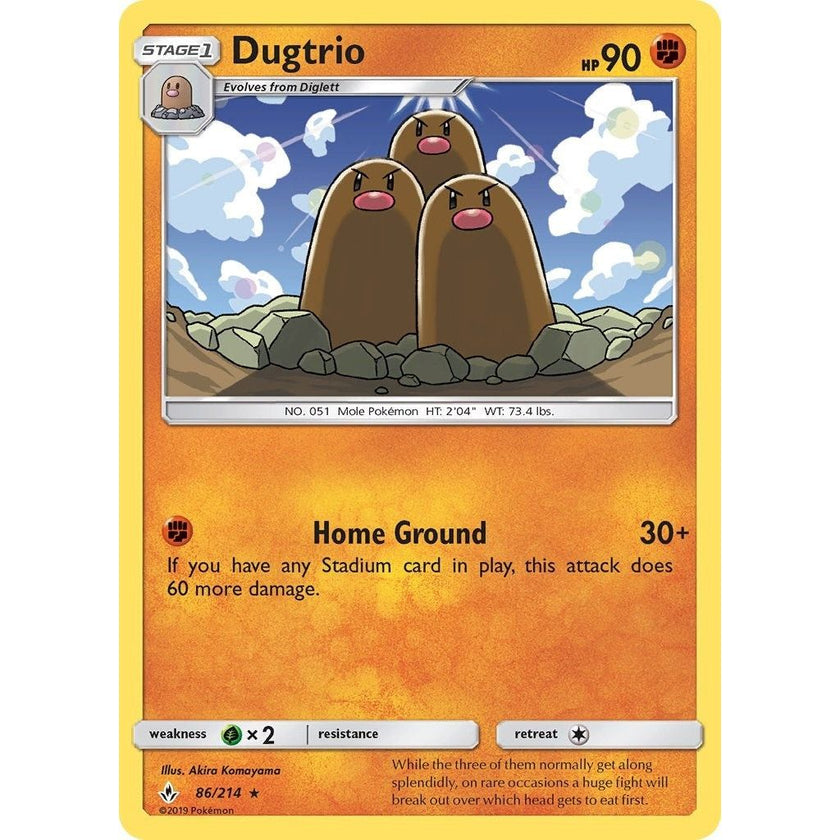 Dugtrio (86/214) (SM10)