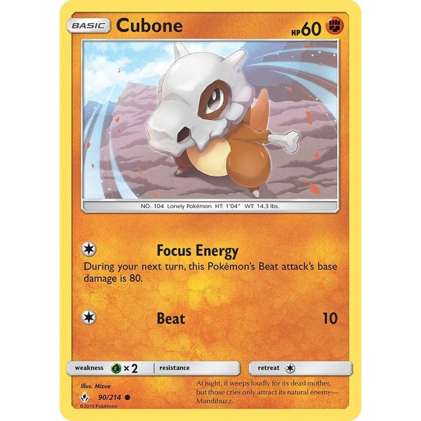 Cubone (90/214) (SM10)