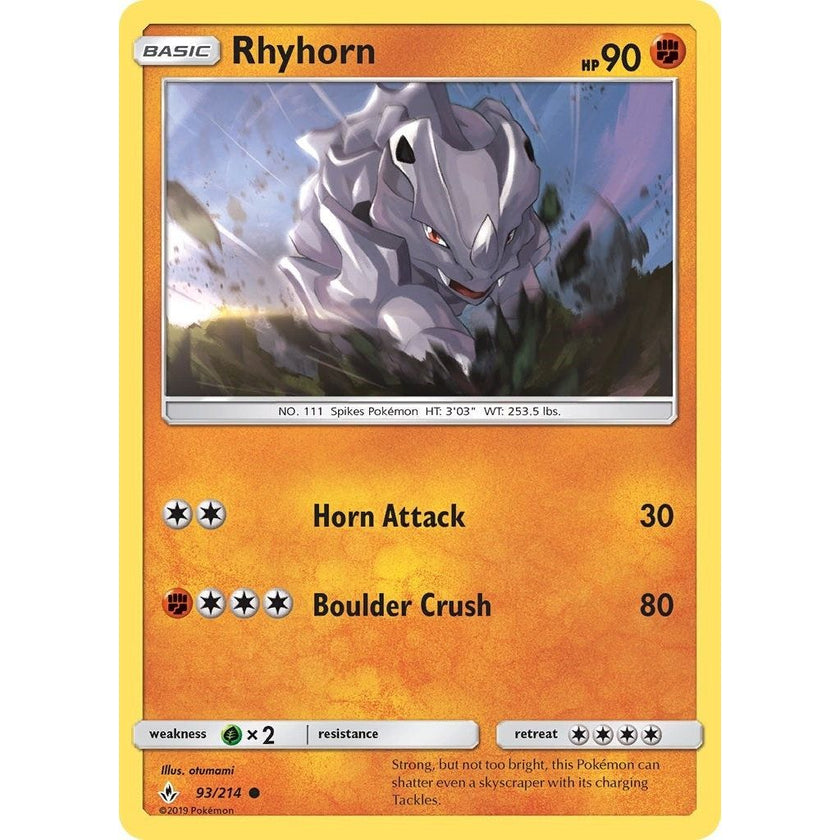 Rhyhorn (93) (93/214) (SM10)