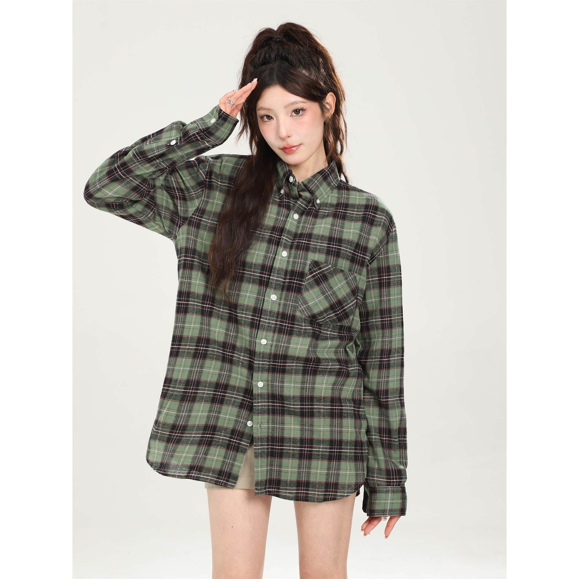 Retro Mid-length Sun Protection oversize Unisex outwear jacket and Coat Women
