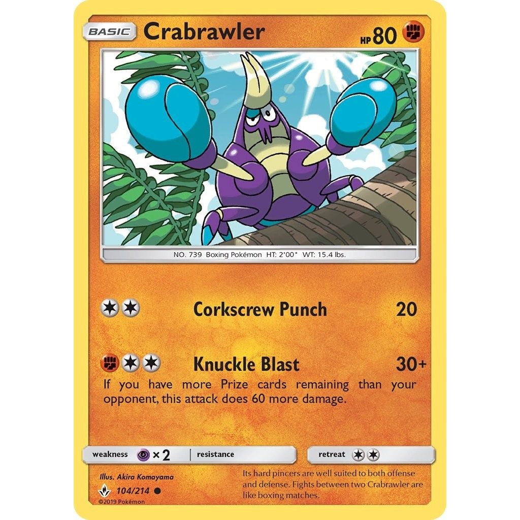 Crabrawler (104/214) (SM10)