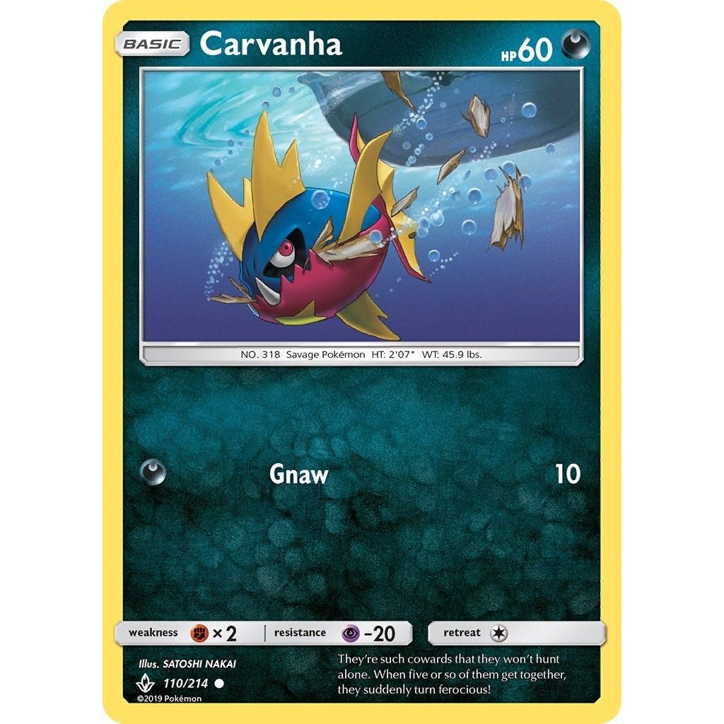 Carvanha (110/214) (SM10)