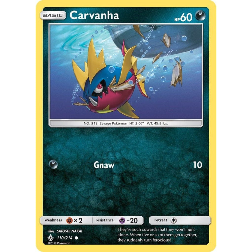 Carvanha (110/214) (SM10)