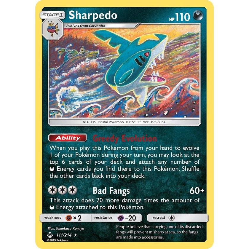 Sharpedo (111/214) (SM10)