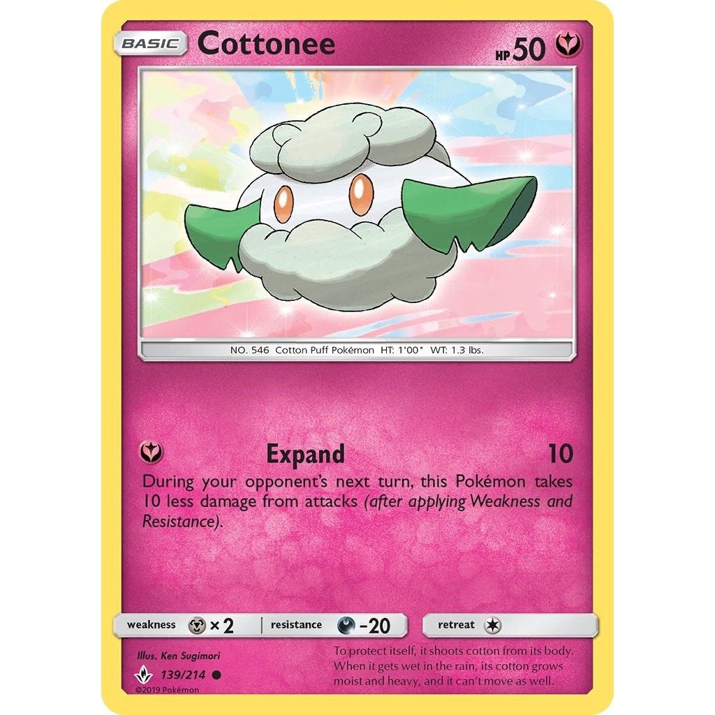 Cottonee (139/214) (SM10)