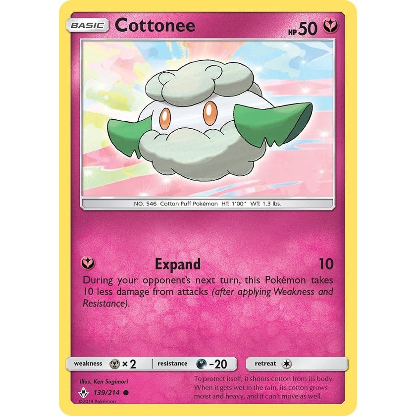 Cottonee (139/214) (SM10)