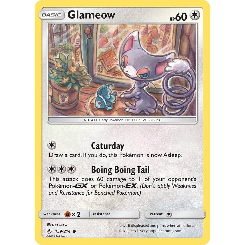 Glameow (159/214) (SM10)