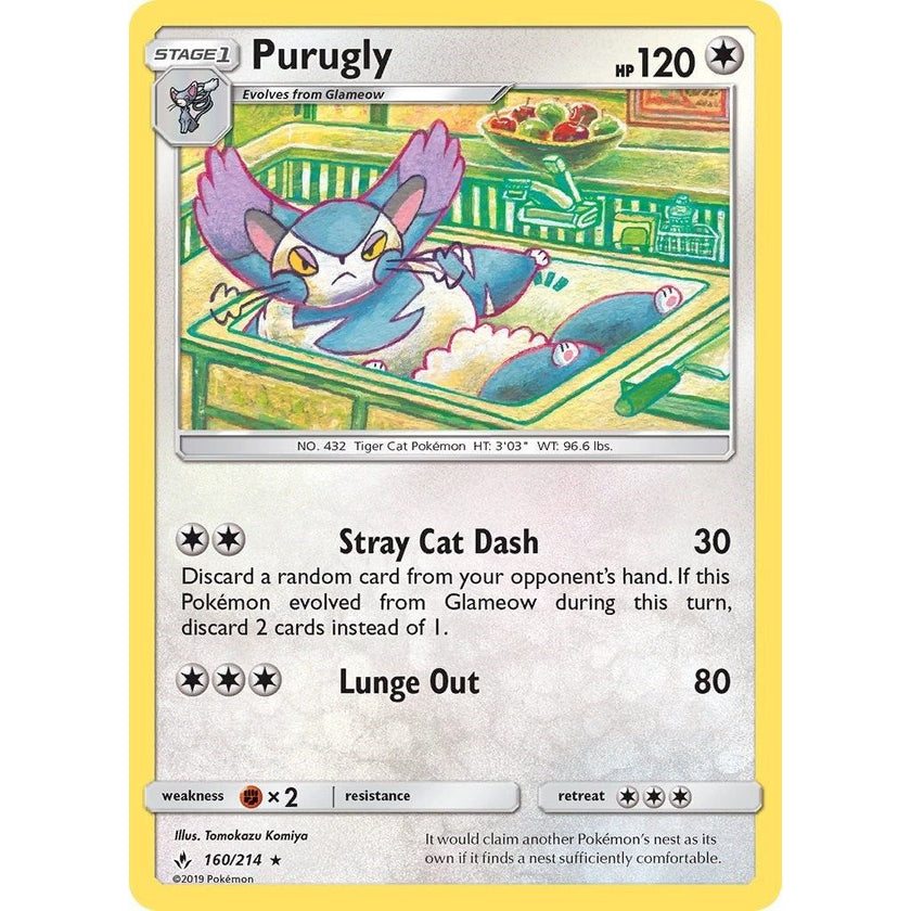 Purugly (160/214) (SM10)