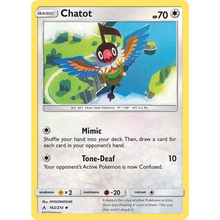 Chatot (162/214) (SM10)