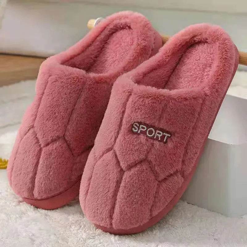 Winter Non-slip Plus Velvet Cotton Slippers