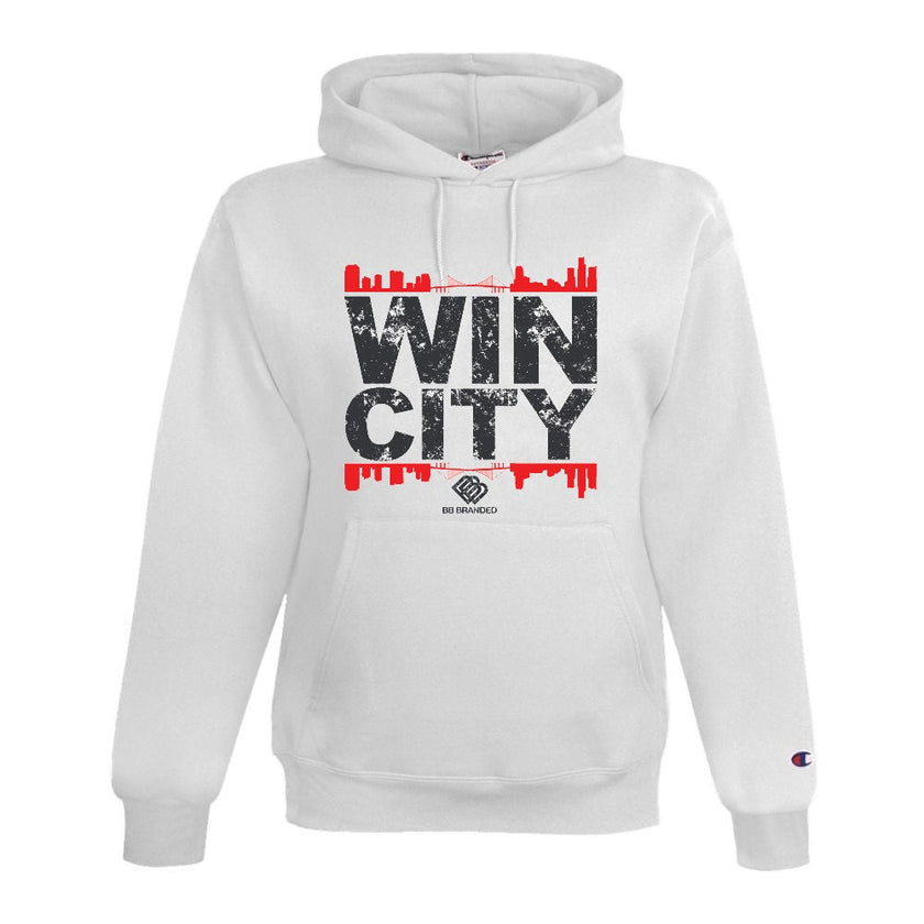 Sweat à capuche blanc Wincity X Champion 