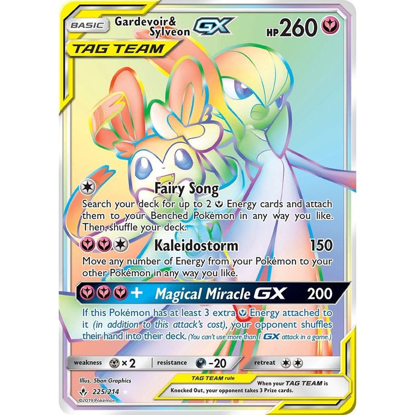 Gardevoir & Sylveon GX (Secret) (225/214) (SM10)