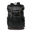 Men's PU Leather Backpack – Black | Travel, School & Laptop Bag