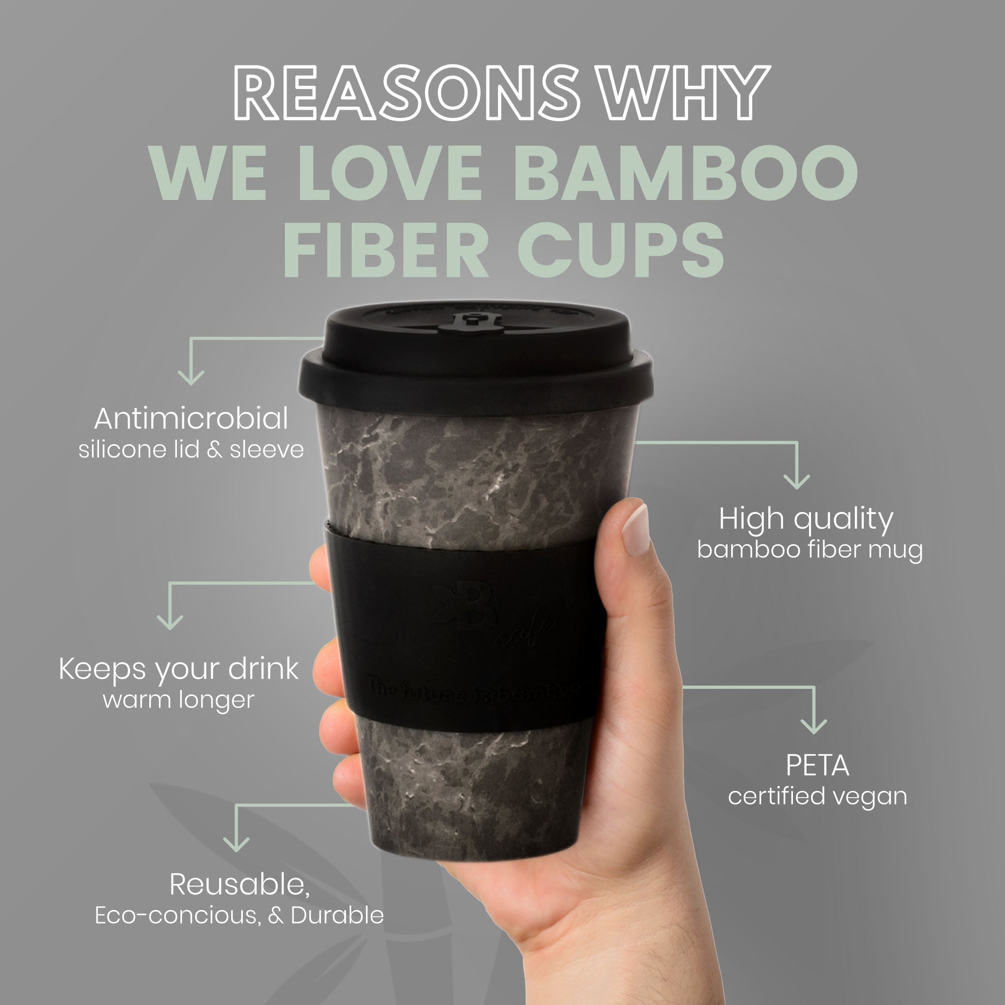Future is Bamboo - Onyx Marble Cup - The Future Is Bamboo