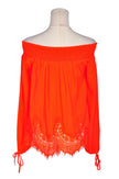 ABERCROMBIE & FITCH Women Blouses Regular fit in Orange - S