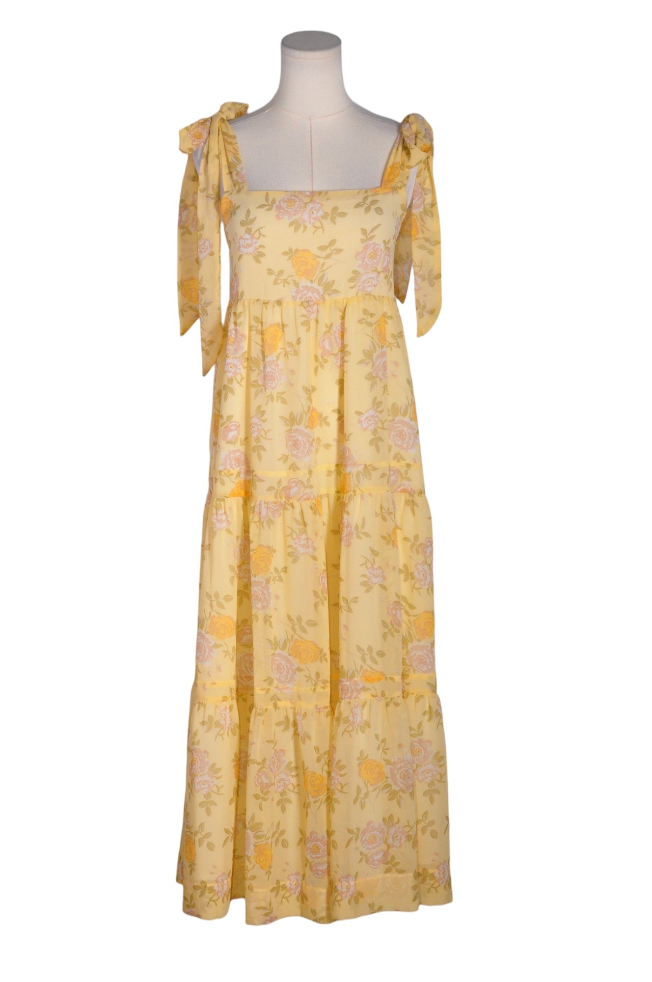 EN SAISON Women Maxi Dresses Regular fit in Yellow - S