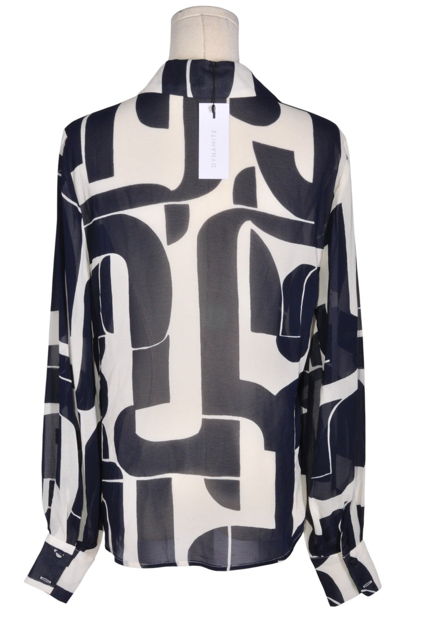 DYNAMITE Women Button Down Tops Regular fit in Blue - S