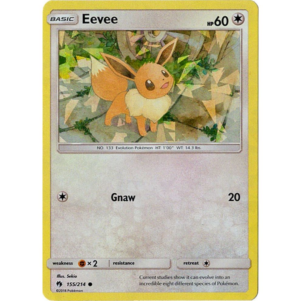 Eevee - 155/214 (Let's Play, Eevee!) (Cracked Ice Holo) (155/214) (PR)