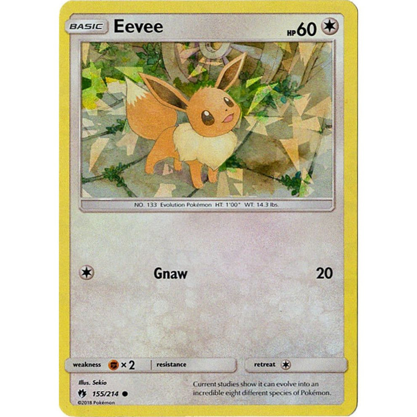 Eevee - 155/214 (Let's Play, Eevee!) (Cracked Ice Holo) (155/214) (PR)
