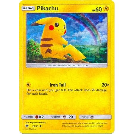 Pikachu - 28/73 (Cracked Ice Holo) (028/073) (PR)
