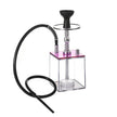 Arabic hookah with light full set of acrylic LED square pot