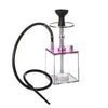 Arabic hookah with light full set of acrylic LED square pot