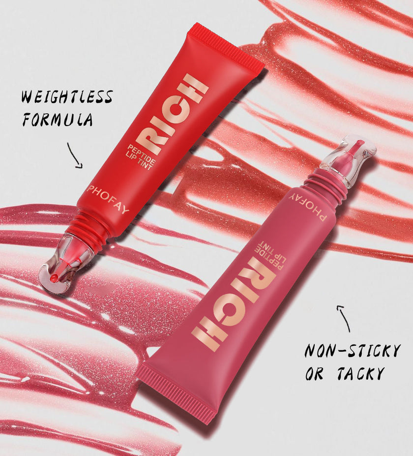 PHOFAY Peptide Lip Tint – Long-Lasting Colour & Moisture, 14ml (6 Shades + Set)