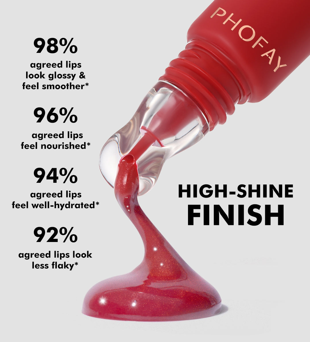 PHOFAY Peptide Lip Tint – Long-Lasting Colour & Moisture, 14ml (6 Shades + Set)