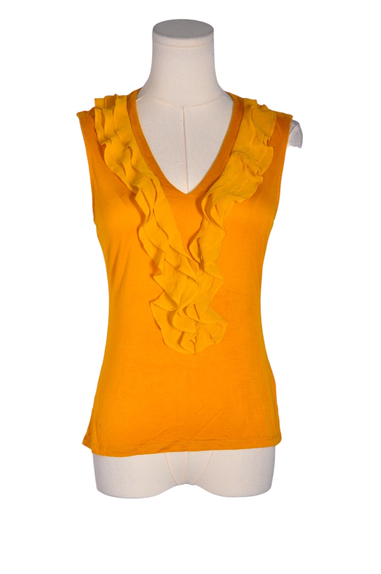 H&M Women Tank Tops Regular fit in Orange - S